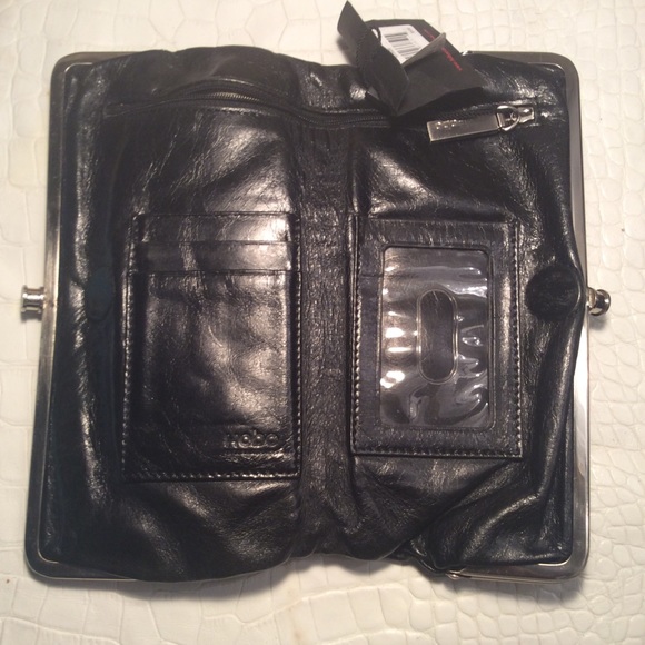 Hobo leather double kiss wallet - Picture 3 of 6